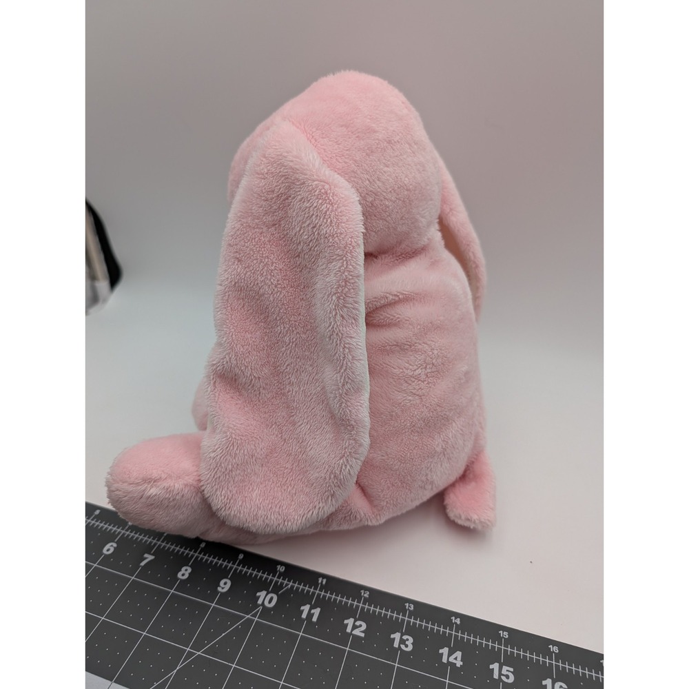 Pottery Barn Kids PBK Pink Rabbit Plush Stitched Ears Feet Stuffed Animal Toy - Picture 5 of 14